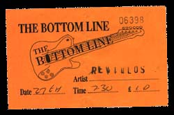 Ticket from The Bottom Line
